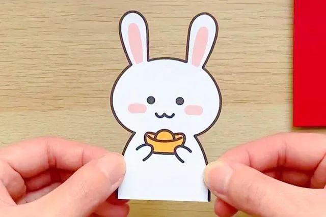 怎么手工制作创意兔年红包(步骤图解)