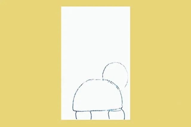 剪纸兔子：怎么剪纸连在一起的四只兔子(步骤图解)