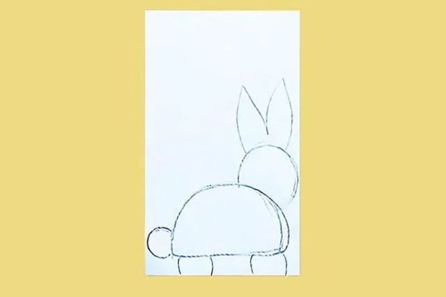 剪纸兔子：怎么剪纸连在一起的四只兔子(步骤图解)