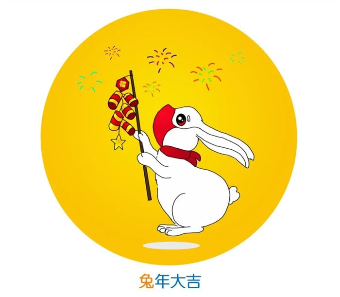 六组兔年简笔画教程