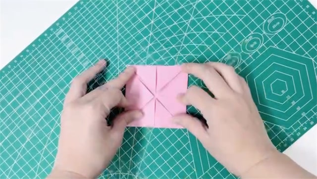 手工折纸无限翻转的解压小玩具