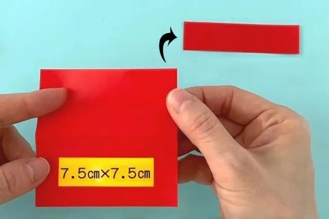 儿童简单折纸教程：怎么折纸书包(步骤图解)