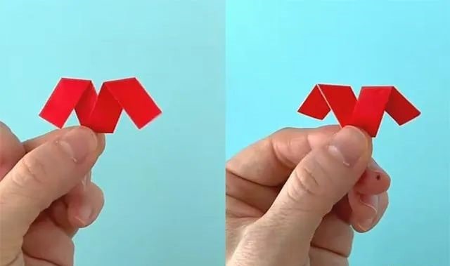 儿童简单折纸教程：怎么折纸书包(步骤图解)