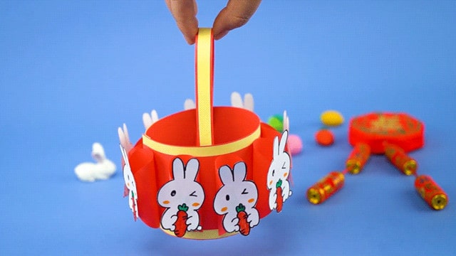 兔年元宵节手工制作兔子灯笼