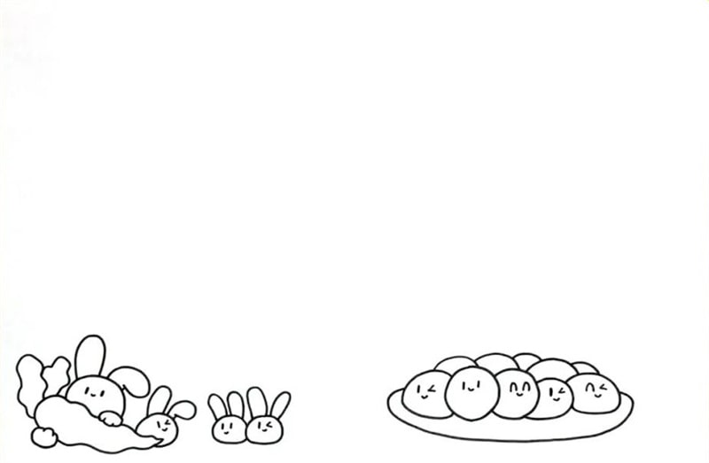 兔年元宵节手抄报怎么画简单又漂亮