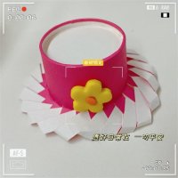 废物利用手工制作：彩色纸杯做好看的帽子