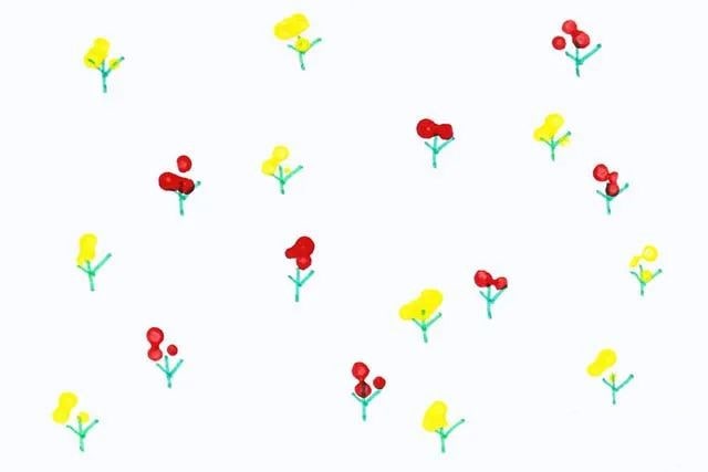 儿童画春天：怎么用棉签印画花朵(步骤图解)