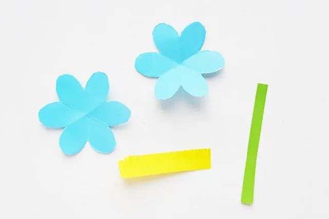 幼儿园春天手工：剪纸拼贴制作春天的景色(步骤图解)