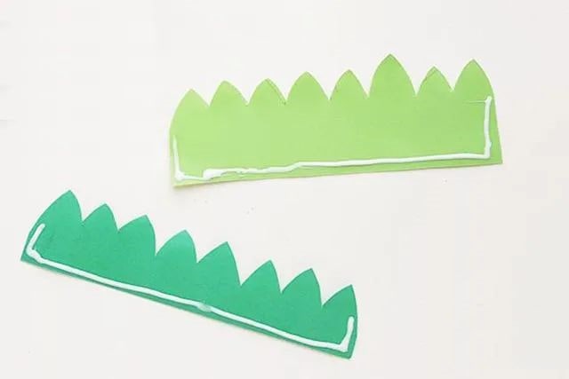 幼儿园春天手工：剪纸拼贴制作春天的景色(步骤图解)