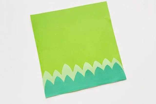 幼儿园春天手工：剪纸拼贴制作春天的景色(步骤图解)