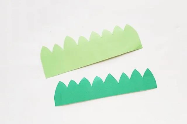 幼儿园春天手工：剪纸拼贴制作春天的景色(步骤图解)