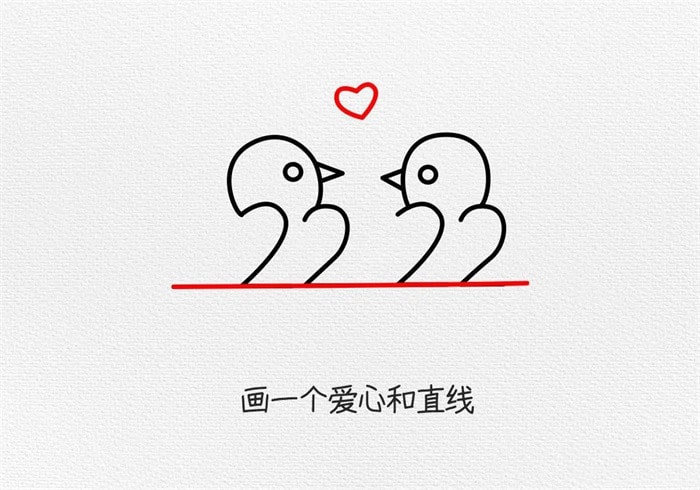 鸳鸯简笔画图文教程简单又好看