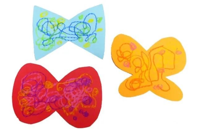 幼儿园春天手工：制作会飞动翅膀的蝴蝶(步骤图解)