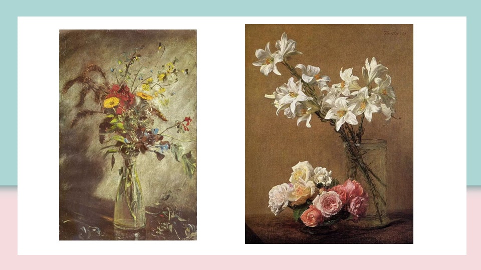 幼儿园中班艺术教案：花瓶与花（含ppt课件图片）