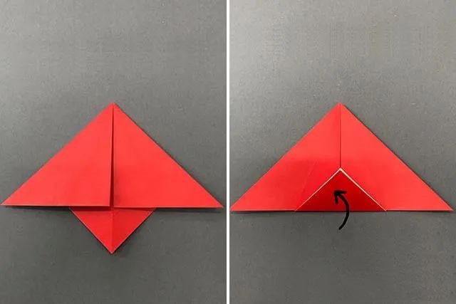 春天手工折纸漂亮的小雨伞简单(步骤图解)