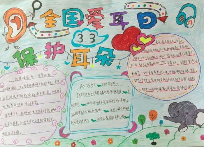 2023年全国爱耳日手抄报