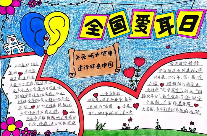 2023年全国爱耳日手抄报