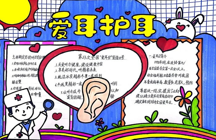 2023年全国爱耳日手抄报