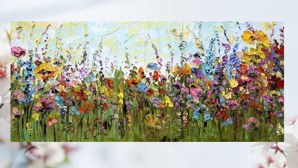 幼儿园大班美术教案：春天的祝福