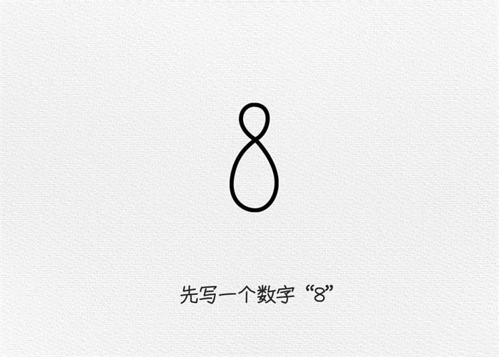 孔雀简笔画图文教程简单又好看