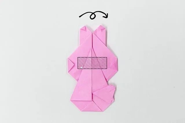 幼儿手工折纸小兔子简单(步骤图解)