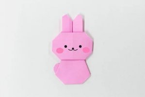 幼儿手工折纸小兔子简单(步骤图解)