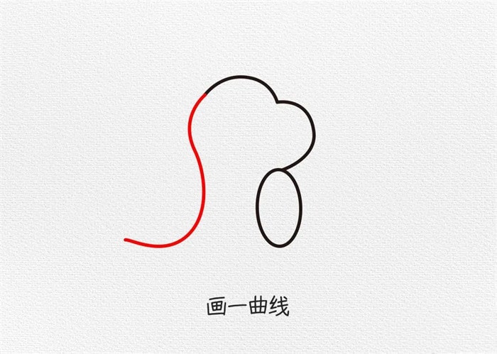 卡通小恐龙简笔画图文教程简单又可爱