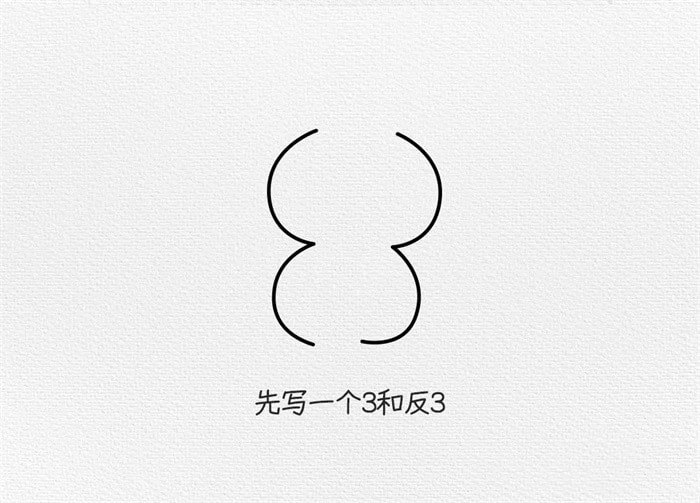 抱着萝卜的可爱小白兔简笔画图文教程