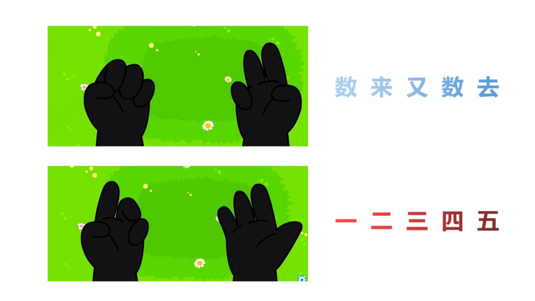 幼儿园中班语言教案：五指歌