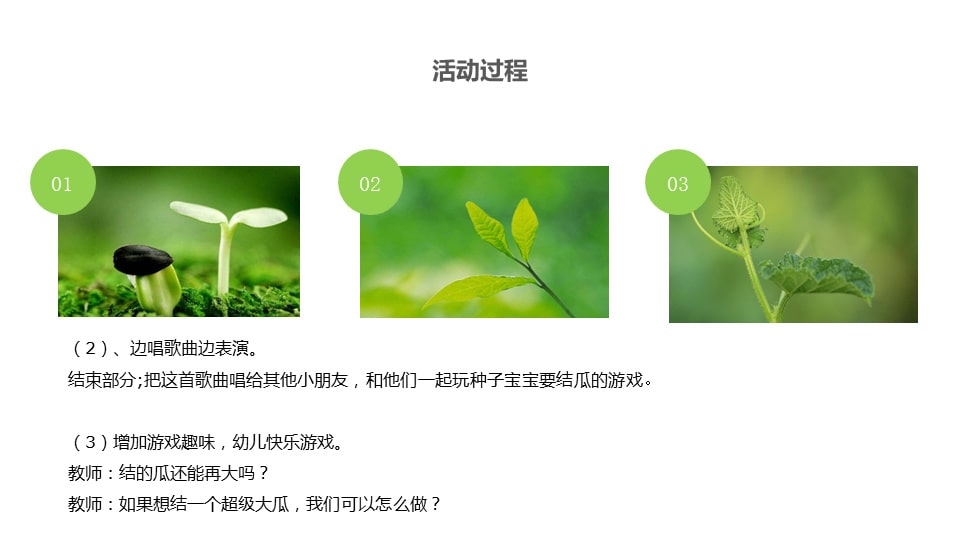 幼儿园中班艺术教案：种子宝宝快开花（含PPT课件图片）