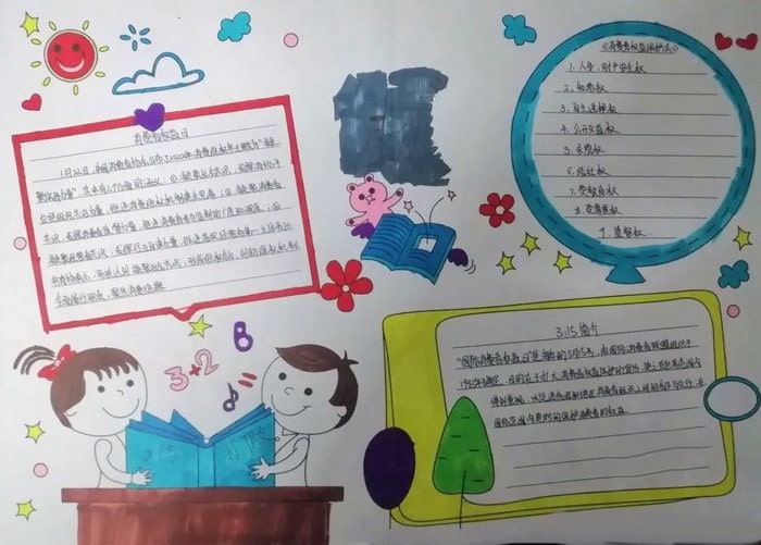 3.15国际消费者权益日手抄报图片及内容（10p）