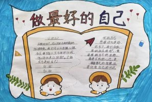 做最好的自己为主题的手抄报图片（10p）