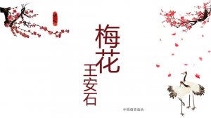 幼儿园中班语言教案：梅花古诗（含PPT课件图片