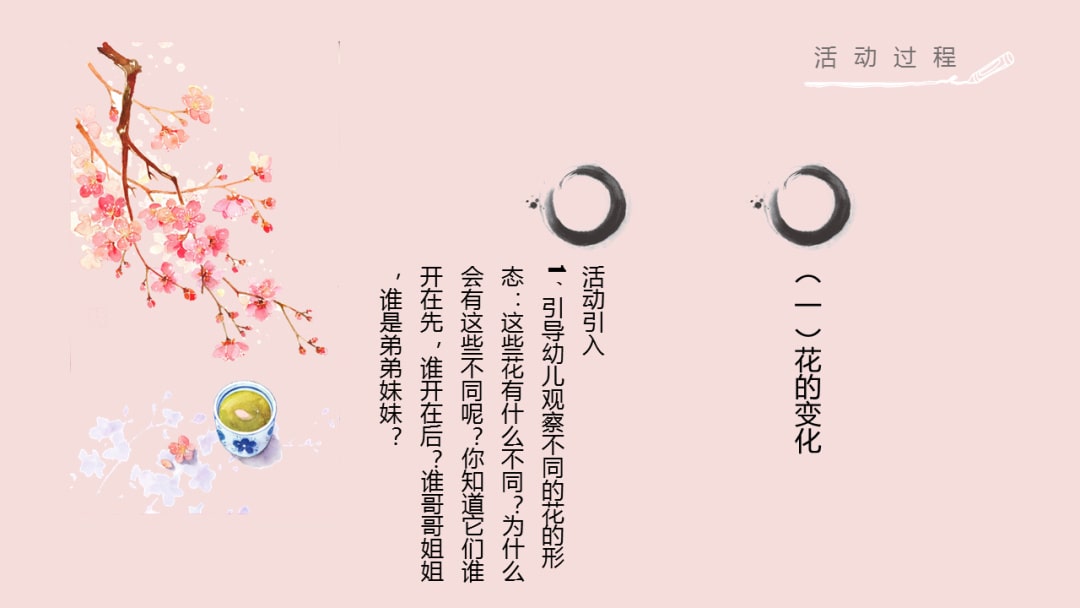 幼儿园中班科学教案：花开花落（含PPT课件图片）
