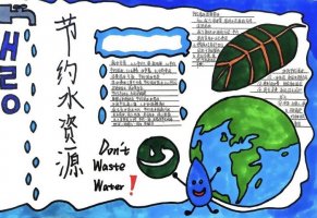 保护水环境节约水资源手抄报图片（9p）