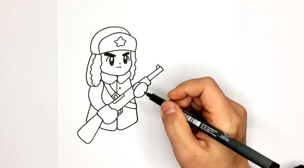 教你画一款学习雷锋手抄报的文字框