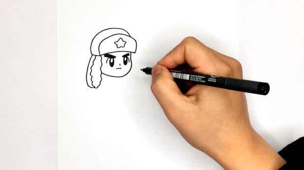 教你画一款学习雷锋手抄报的文字框