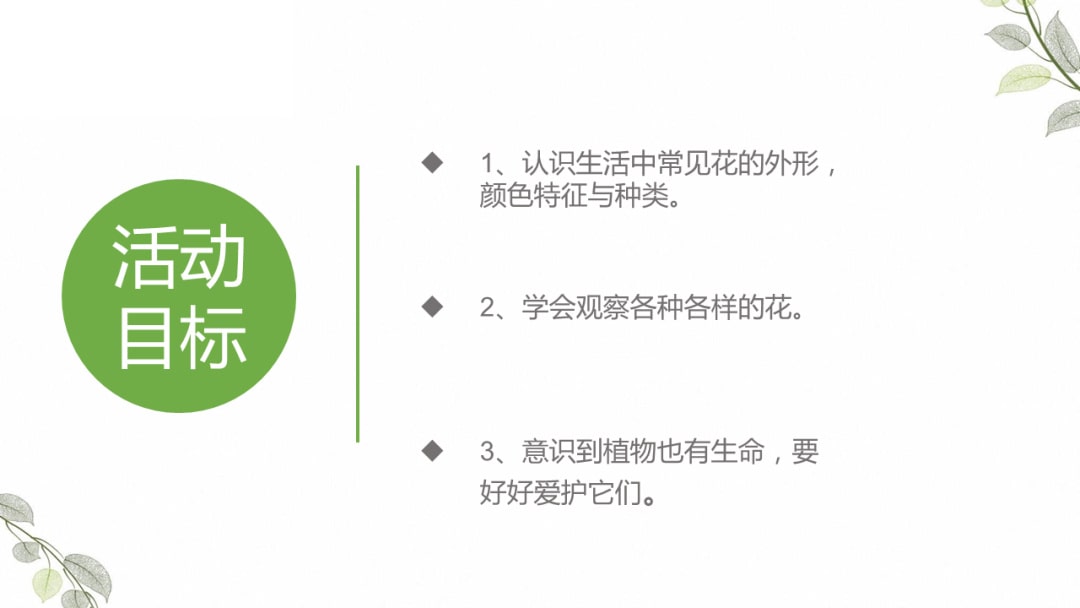 幼儿园中班社会教案：我的花儿最美丽（含PPT课件图片）