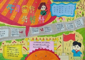 学习雷锋好榜样主题手抄报图片（精选11张）