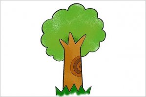 春天的大树简笔画简单(步骤图解)