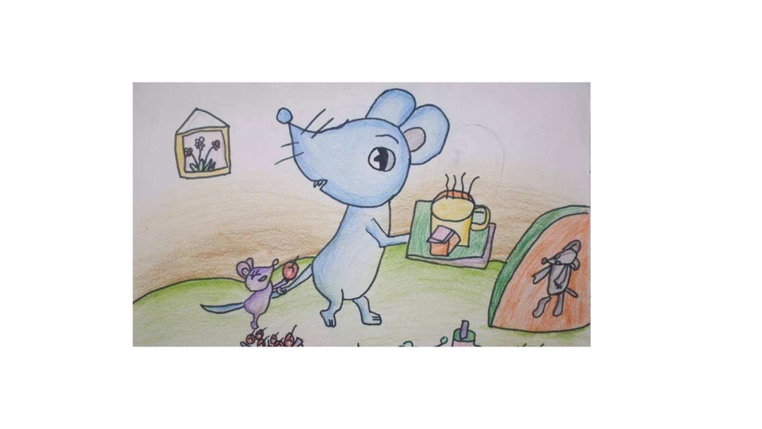 幼儿园中班语言教案：热心的小老鼠（含PPT课件图片）