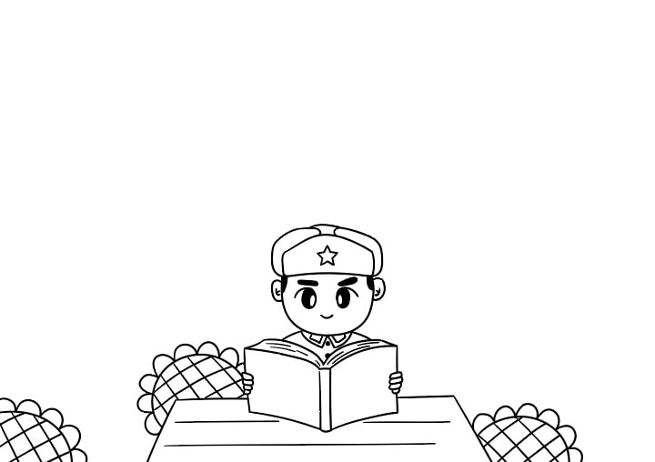 学习雷锋手抄报图片教程简单又好看