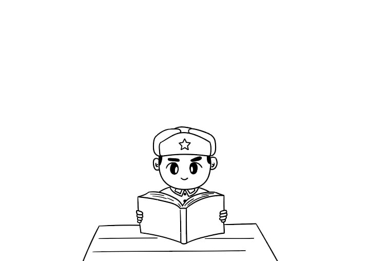 学习雷锋手抄报图片教程简单又好看