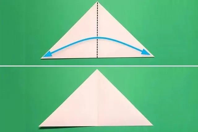 幼儿简单手工：剪纸平面桃花(步骤图解)