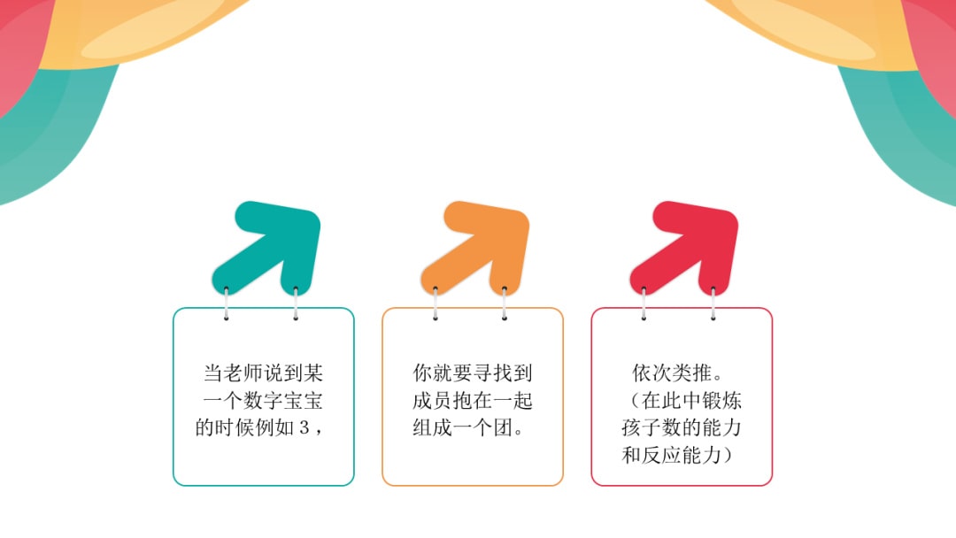 幼儿园中班游戏教案：喊数抱团（含PPT课件图片）