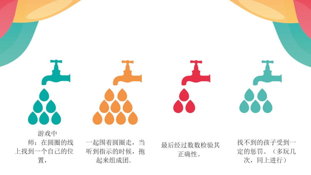 幼儿园中班游戏教案：喊数抱团（含PPT课件图片）