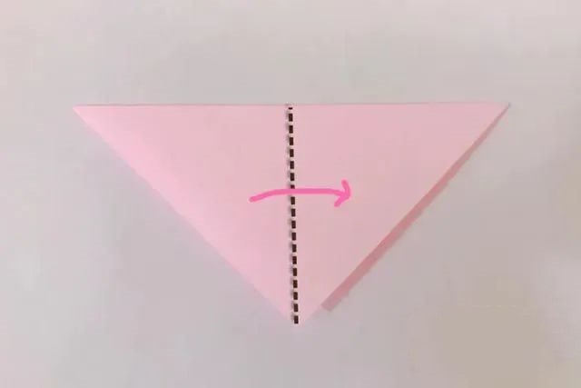 幼儿春天手工折纸立体桃花(步骤图解)