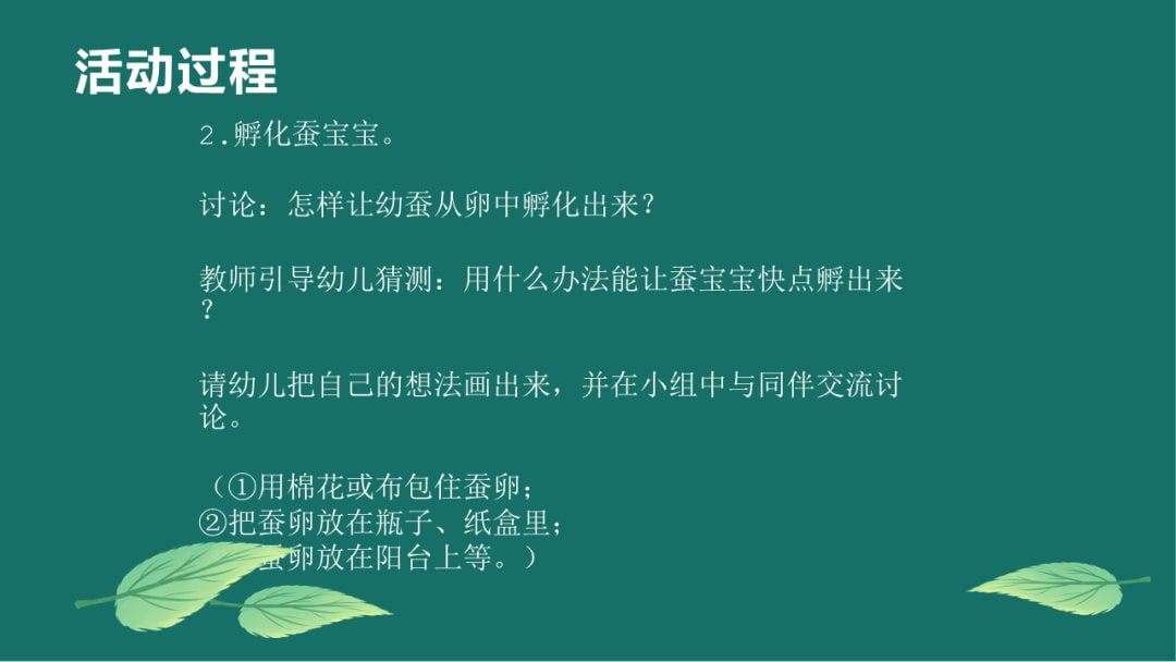 幼儿园大班科学教案：蚕的一生（含PPT课件图片）