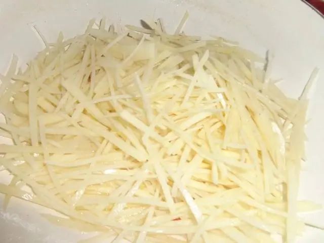 炒土豆丝怎么做的口感爽脆