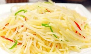 炒土豆丝怎么做的口感爽脆